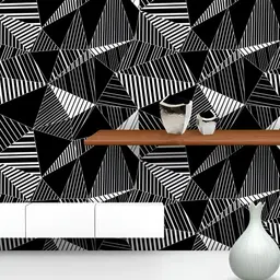 ArtzFolio Black & White Printed Self Adhesive Wallpaper-image-37