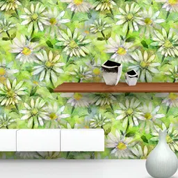 ArtzFolio Green Printed Self Adhesive Decals & Stickers-55