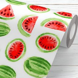 ArtzFolio White & Green Printed Self Adhesive Wallpaper-image-89