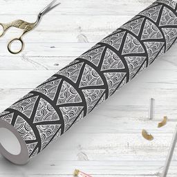 ArtzFolio Black & White Geometric Printed Peel & Stick Self-Adhesive Wallpaper-17
