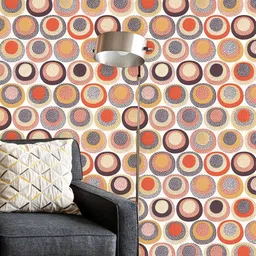 ArtzFolio Geometric Printed Peel & Stick Non-PVC Vinyl Self-Adhesive Wall Sticker-76