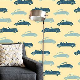 ArtzFolio Yellow Printed Self-Adhesive Wallpaper-image-35