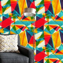 ArtzFolio Red & Blue Printed Peel & Stick Wall Decals-image-34