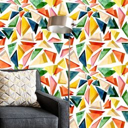 ArtzFolio White & Yellow Geometric Peel & Stick Self-Adhesive Wallpaper-image-69
