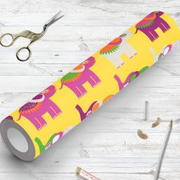 ArtzFolio Yellow & Purple Self-Adhesive Peel & Stick  Wall Sticker-image-24