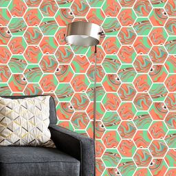 ArtzFolio Green & Brown Printed Peel & Stick Self-Adhesive Wallpaper-image-43