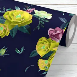 ArtzFolio Green Florals Print Peel & Stick Self-Adhesive Wall Sticker-image-69