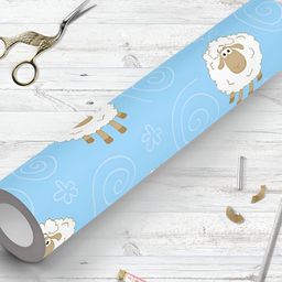 ArtzFolio Blue & White Printed Self Adhesive Wallpaper-image-113