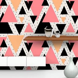 ArtzFolio White & Pink Printed Self Adhesive Wallpaper-image-77