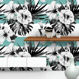 ArtzFolio Black Printed Peel & Stick Self-Adhesive Wall Sticker-98
