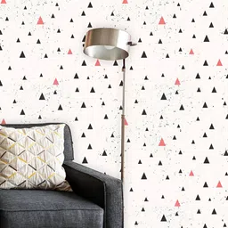 ArtzFolio White & Black Geometric Printed Self-Adhesive Peel & Stick Wallpaper-image-71