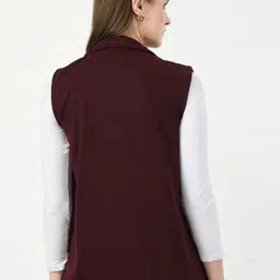 BAESD Pack Of 2 Lightweight Stand Collar Pure Fleece Open Front Jacket image 5