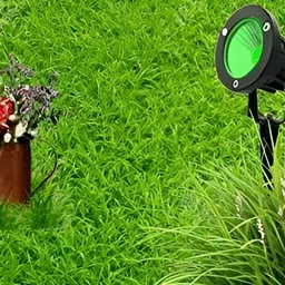 SPARK WORLD Green C5 W Round Plug & Play LED Floor Lamp image 4