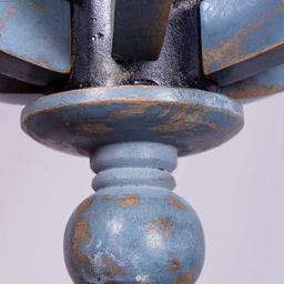 Fos Lighting Distressed Grey 6 Light Ceiling Lamp image 2