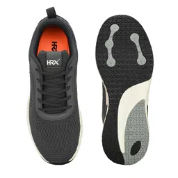HRX by Hrithik Roshan Men Grey & White Mesh Running Shoes image 5