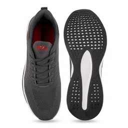 HRX by Hrithik Roshan Men Grey & White 3D Flex Textile Marking Running Shoes image 4