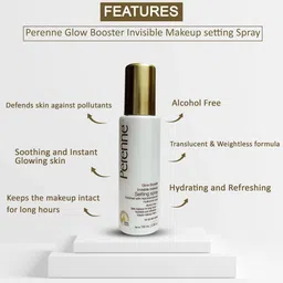 Perenne Glow Booster Invisible Makeup Setting Spray with Niacinamide & Hyaluron - 100 ml image 5