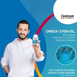 Centrum Omega-3 Fish Oil Capsules with EPA & DHA - 60 Capsules image 2