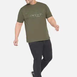 John Pride Plus Size Typography Printed Bio Finish T-shirt image 5