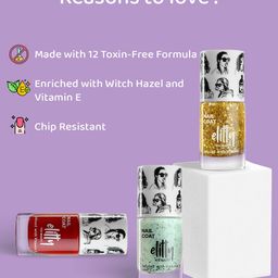 Elitty Set of 4 Mad Over Nails Glossy Nail Coats with Vitamin E & Witch Hazel 6 ml (Each) image 4