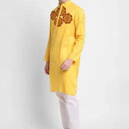 DEVOILER Ethnic Motifs Printed Kurta With Pyjamas image 3