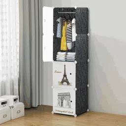 flipkart perfect homes studio PP Collapsible Wardrobe-picture-24