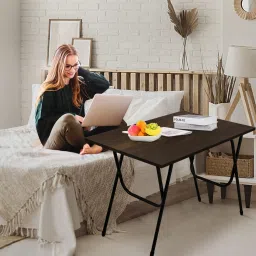 Torche Multipurpose Foldable & Portable Study Table, Computer Desk, Folding Engineered Wood Multipurpose Table image 2