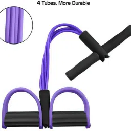 house of common 4 Rubber Pull Reducer Ab Exerciser (Purple) Ab Exerciser image 2