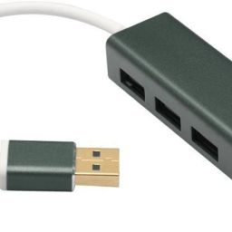 microware USB 3.0 to RJ45 Lan Card Gigabit Ethernet Network USB Adapter+3 Port Hub 2205 USB Hub-image-40