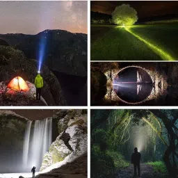 idoleshop HIGH QUALITY LONG RANGE BLINKER 2000 MAH BATTERY LASER LIGHT LED TORCH(50 WATTS) Torch image 5