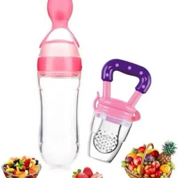Baby Spoon Feeder n Fruit Feeder Pack Of 2 Feeder-2