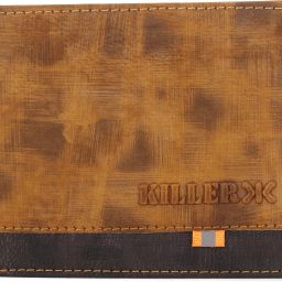 Men Casual Tan Artificial Leather Wallet - Regular Size-image-1
