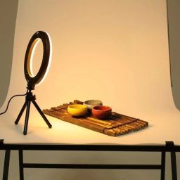 TechBlaze 6" Inch LED Ring Light with Stand Multicolour Lights Makeup & Vlogging Ring Flash image 5