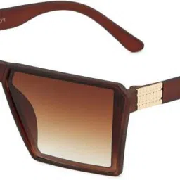 sunwear Gradient, UV Protection, Polarized, Mirrored Retro Square Sunglasses (55) image 2