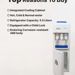 atlantis SKY (Hot, Normal & Cold) with Cooling Cabinet - 3 Taps Bottom Loading Water Dispenser image 3