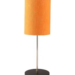 BTR CRAFTS Orange Textured Table Lamp with Adjustable Cord image 4