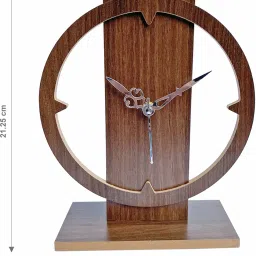 flipkart smartbuy Analog Brown Clock image 3