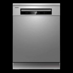 TOSHIBA 14 Place Settings Free Standing Dishwasher with Anti Bacterial Technology (Silver)-image-2
