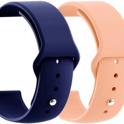 AOnes Pack of 2 Silicone Belt Watch Strap for Minix Denver Smart Watch Strap-15