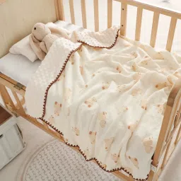 Printed Single Crib Baby Blanket for AC Room-image-67