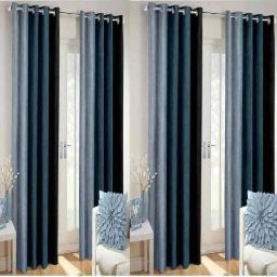 214 cm (7 ft) Polyester Door Curtain (Pack Of 4)-3