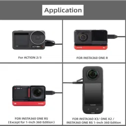 ELFOG Lavalier Clip-On Type-C Microphone for Insta360 ONE X2 & X3 Camera Camera Microphone image 5