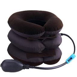 boosty Boosty® Portable Neck Pillow Three Layers Tractor Massager Exerciser for Cervical Spine Neck Back Shoulder Pain (Multicolor) image 1