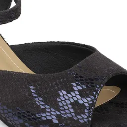 Inc 5 Textured Open Toe Party Block Heels With Backstrap image 2