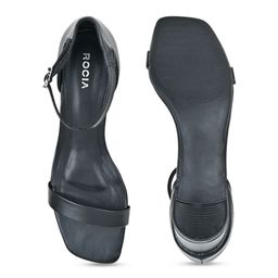 Rocia Square Toe Block Heels With Buckles image 4