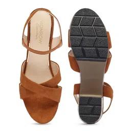 Monrow Suede Block Heels image 2