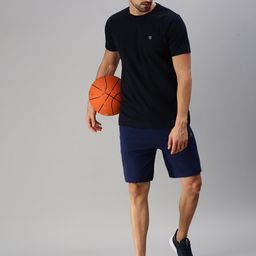 ONN Men Navy Blue Plus size T-shirt-image-2