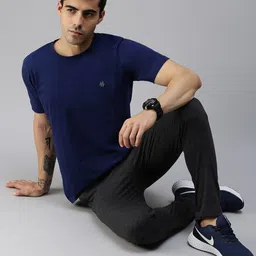 ONN Men Blue round neck with short sleeves  T-shirt-image-53