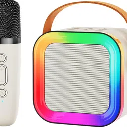 juarez JRZK12 Soundbox Wireless Karaoke Speaker with 1 Wireless Mic | Party Speaker Microphone-picture-35