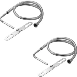 Stainless Steel 1.5 meter Flat Nozzle Bidet Jet Spray for Toilet (Set of 2) Faucet Set-image-9